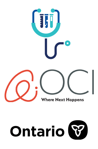 LSIF logo, OCI logo and Ontario logo stacked